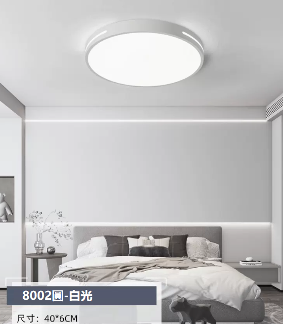 Hot Selling Ceiling Lamp (8002 Round_Bedroom 40CM Wall Control [White Light])