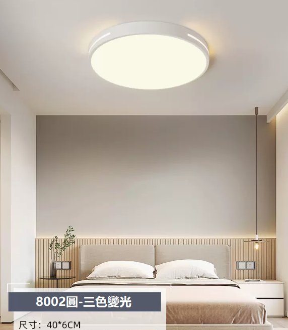 Hot Selling Ceiling Lamp (8002 Round_Bedroom 40CM Wall Control [Three Color Dimming])