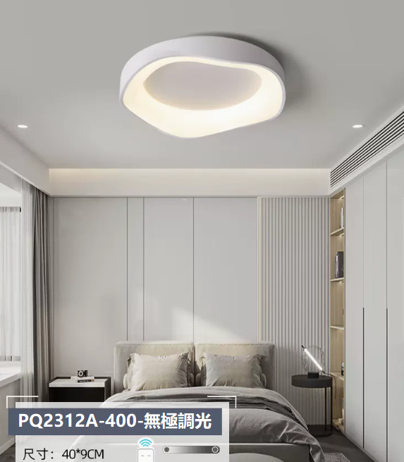 Hot Selling Ceiling Lamp (PQ2312 Type A White_Bedroom 40CM Remote Control [Infinitely Dimmable])