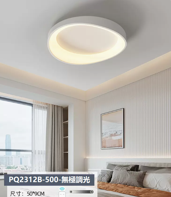 Hot Selling Ceiling Lamp (PQ2312 B Style White_Bedroom 50CM Remote Control [Infinitely Dimmable])