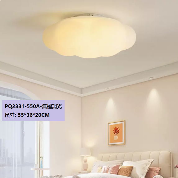 Hot selling ceiling lamp (PQ2331 A white_55CM remote control [stepless dimming])