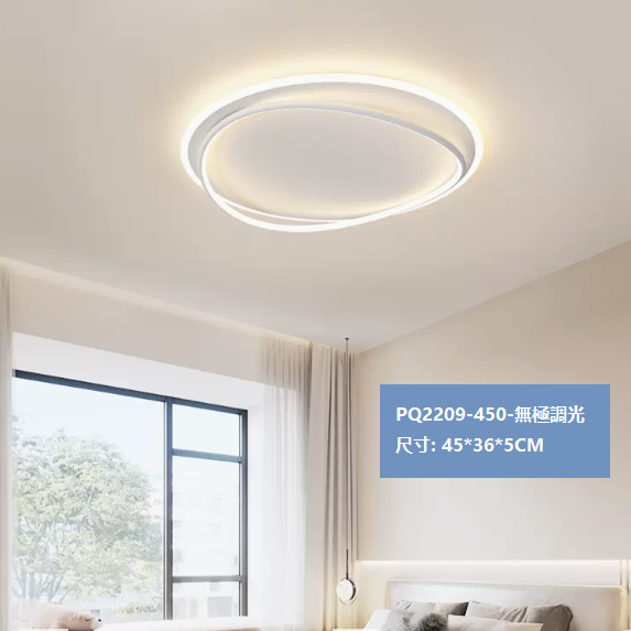 Hot selling ceiling lamp (PQ2209 white_round 45CM remote control [stepless dimming])