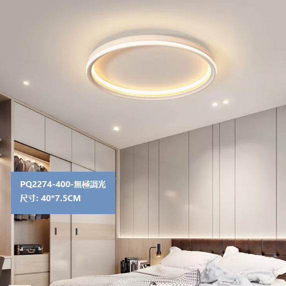 Hot selling ceiling lamp (PQ2274 white_round 40CM remote control [stepless dimming])