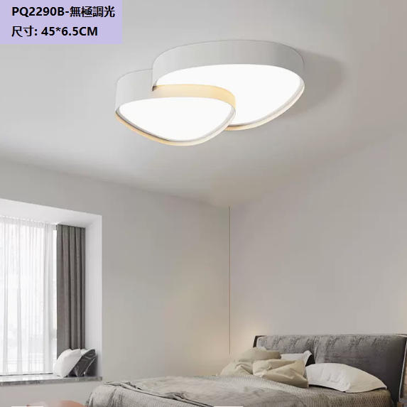 Hot selling ceiling lamp (PQ2290_B style white_45CM remote control [stepless dimming])