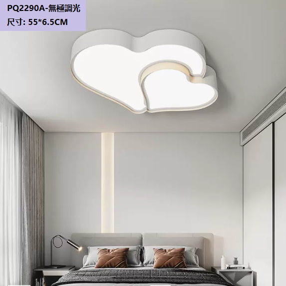 Hot selling ceiling lamp (PQ2290_A type white_55CM remote control [stepless dimming])