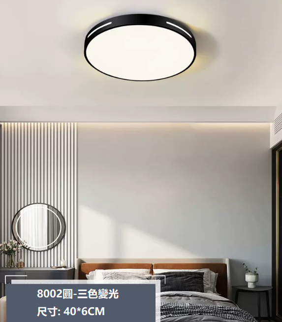 Hot Selling Ceiling Lamp (8002 Round_Bedroom 40CM Wall Control [Three Color Dimming])