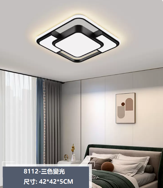 Hot Selling Ceiling Lamp (8112_Bedroom 42CM Wall Control [Three Color Dimming])
