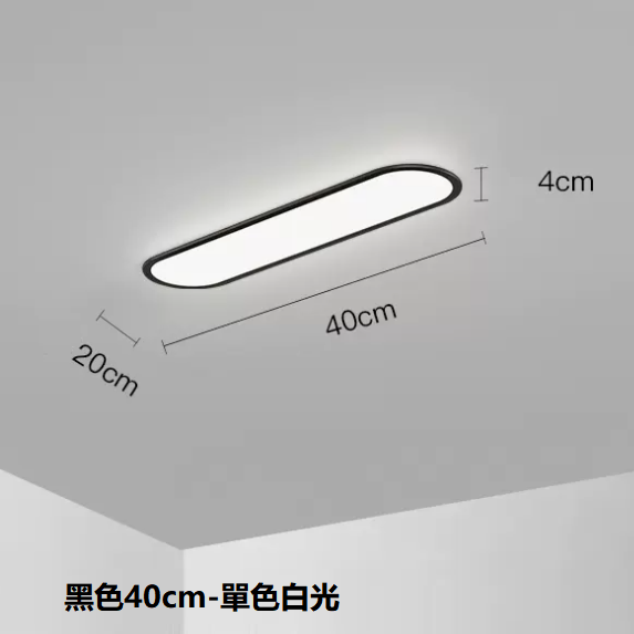 熱賣吸頂燈（黑色40CM單色白光）