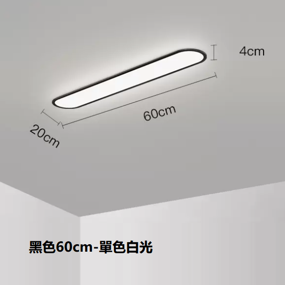 熱賣吸頂燈（黑色60CM單色白光）