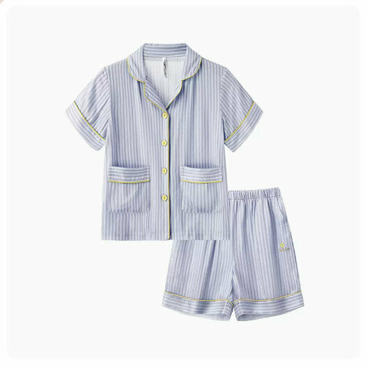 熱推兒童睡衣家居服套裝【紫色【送同款眼罩】（尺碼:110-160碼）(下單後請聯絡客服確認發貨尺碼)