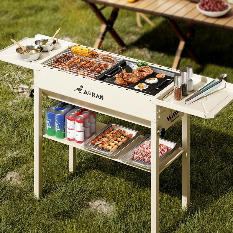 《4565》高顏值 可折疊攜帶式露營烤肉架