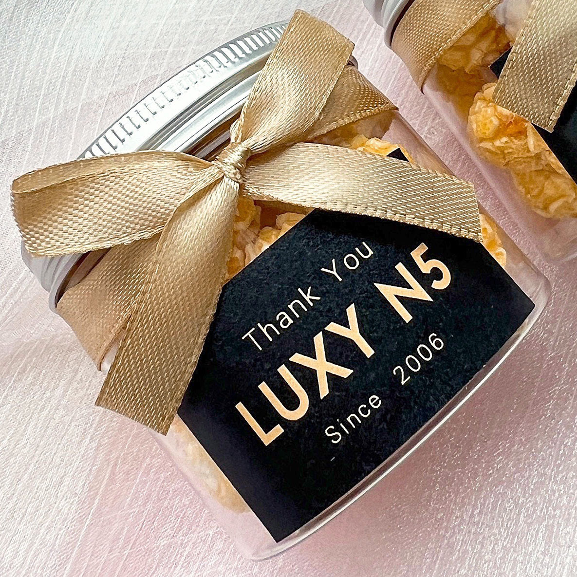 透明罐裝婚禮爆米花