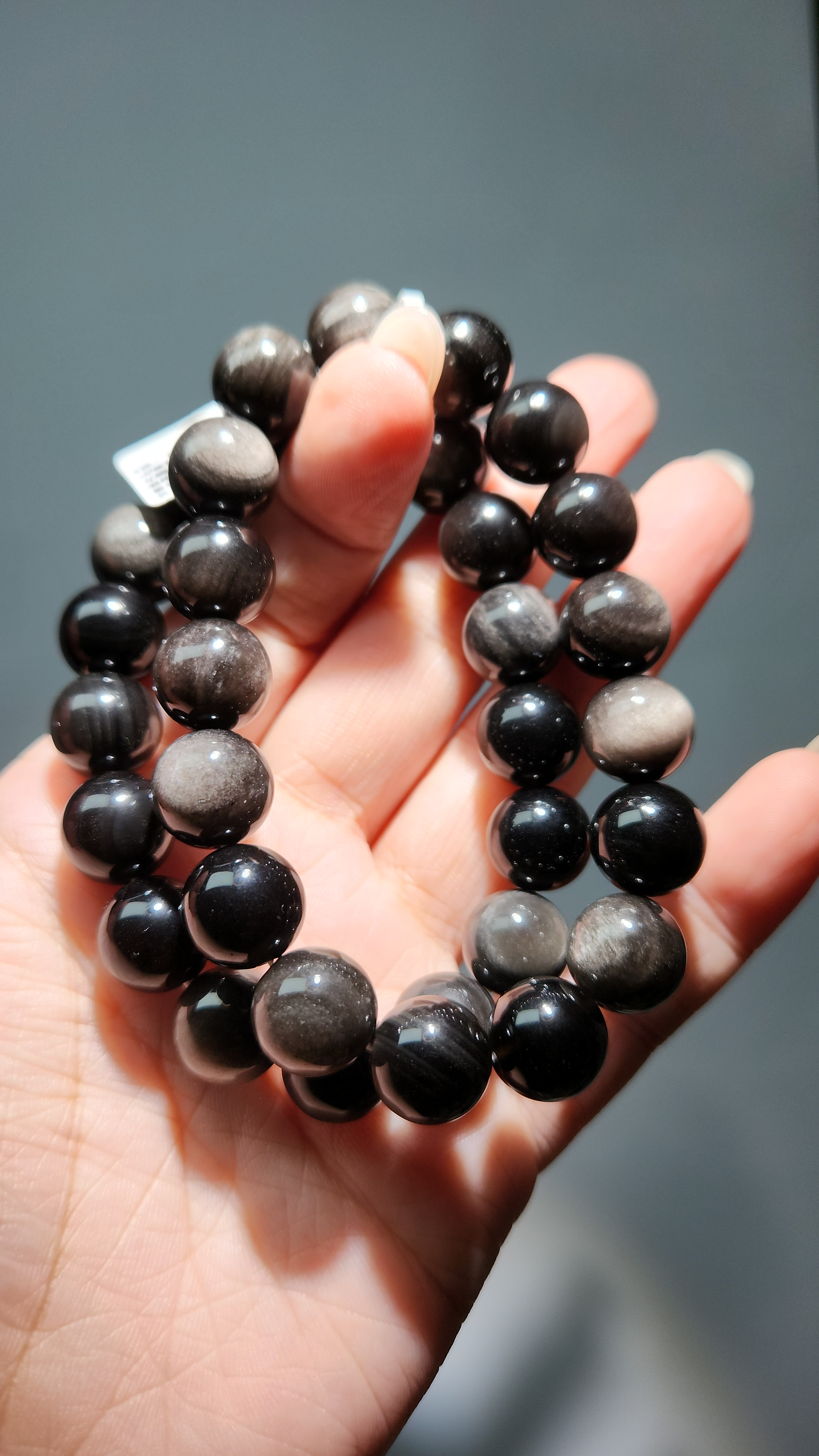 Silver Obsidian 11mm