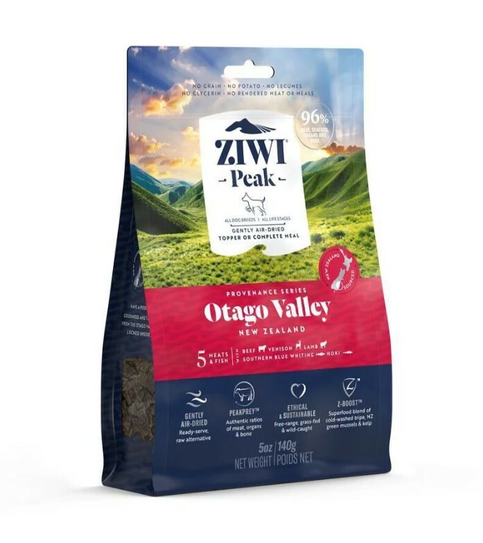 Ziwi Peak巔峰 思源風乾狗糧系列 奧塔哥山谷配方．140g/900g/1.8kg