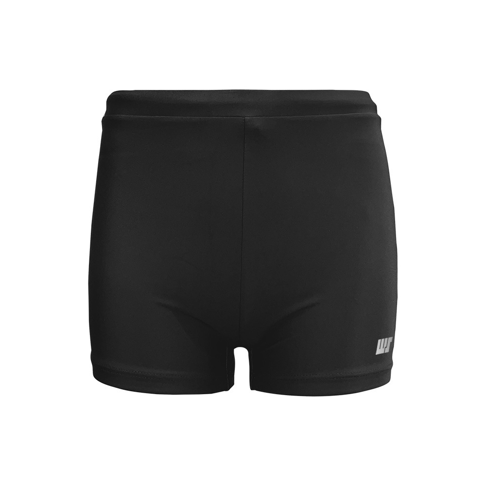 Sea Dive 高腰收腹平腳泳褲 - 黑