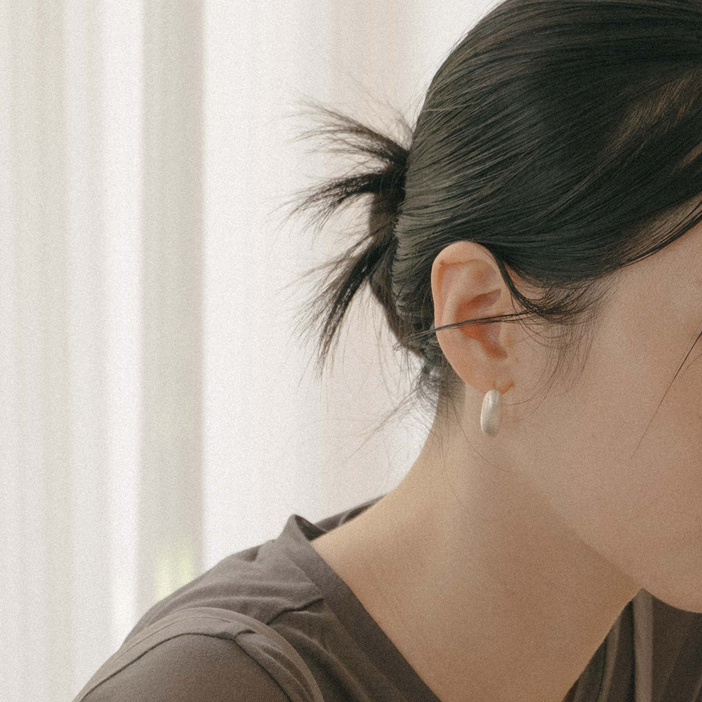 Fashionable matte metal drop earrings【07030859】in stock+pre-order