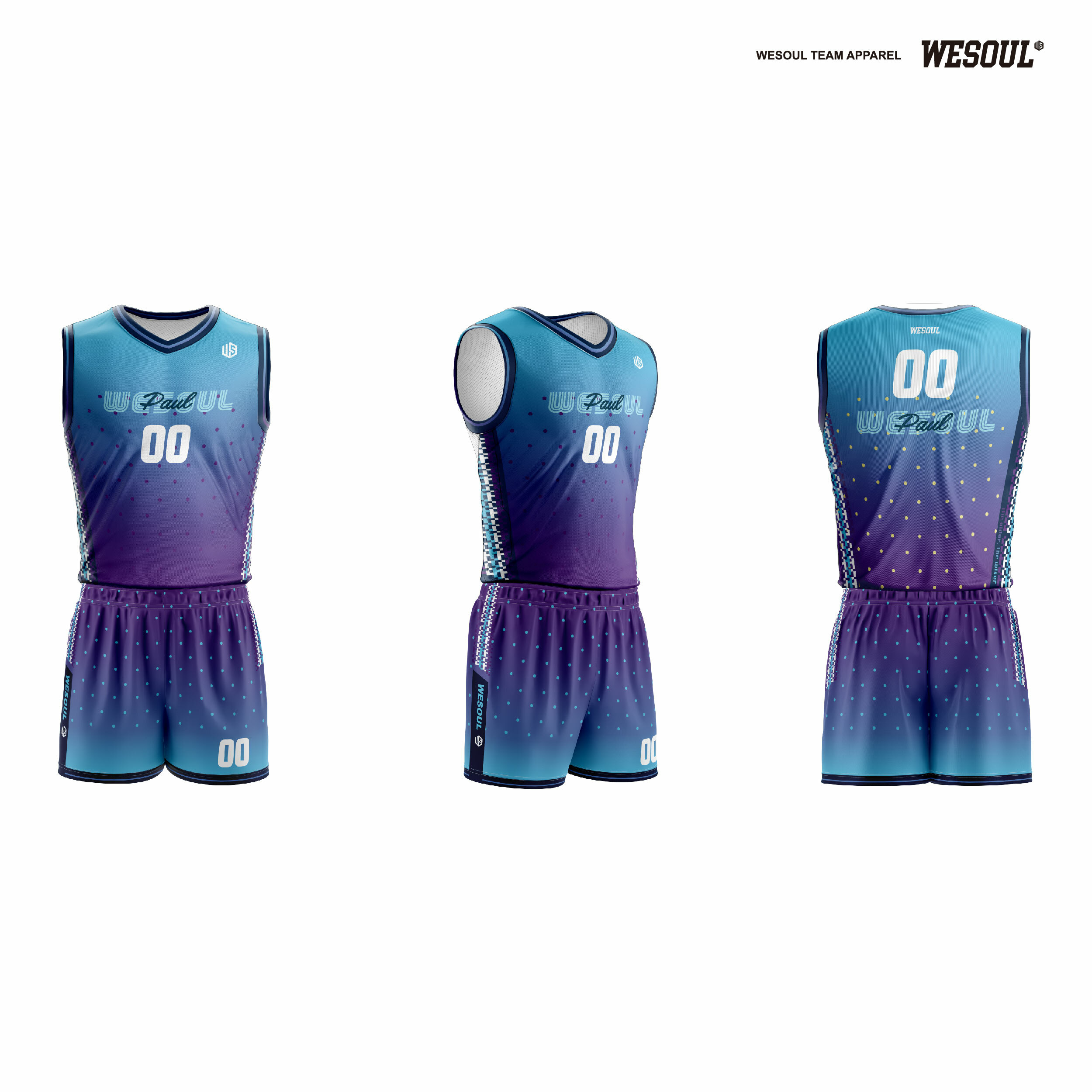 【WESOUL】WS24J024 【系列2 Let’s play】全客製籃球服