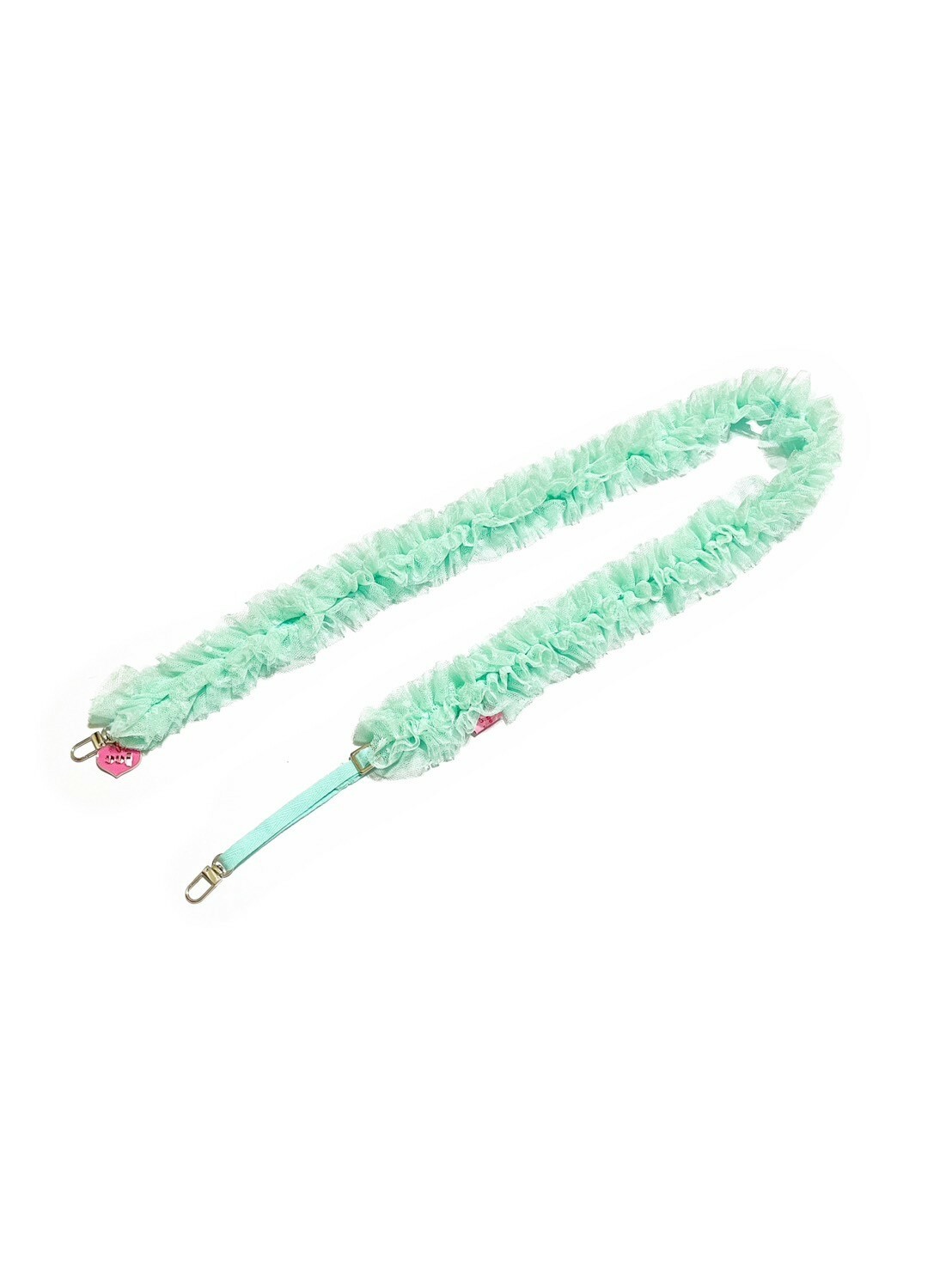 JCC 薄荷綠網紗蕾絲背帶