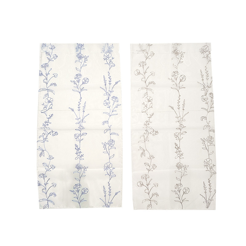 櫥櫃簾/刺繡植物 42x88cm