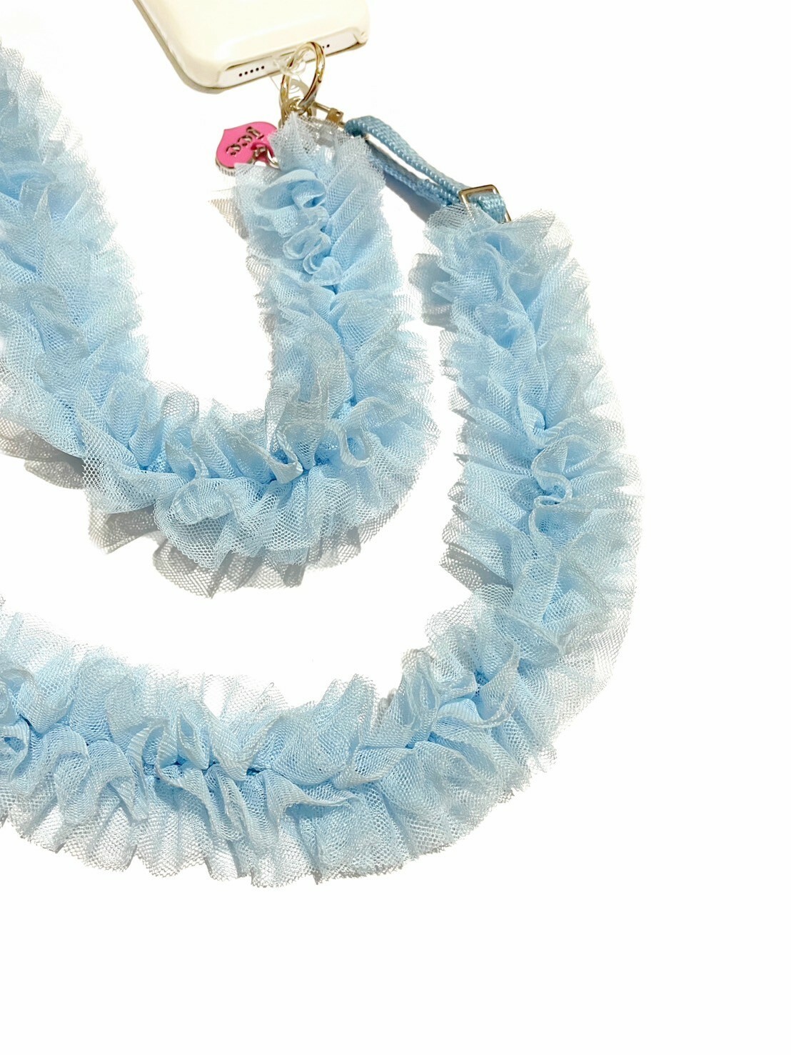 JCC 天藍網紗蕾絲背帶