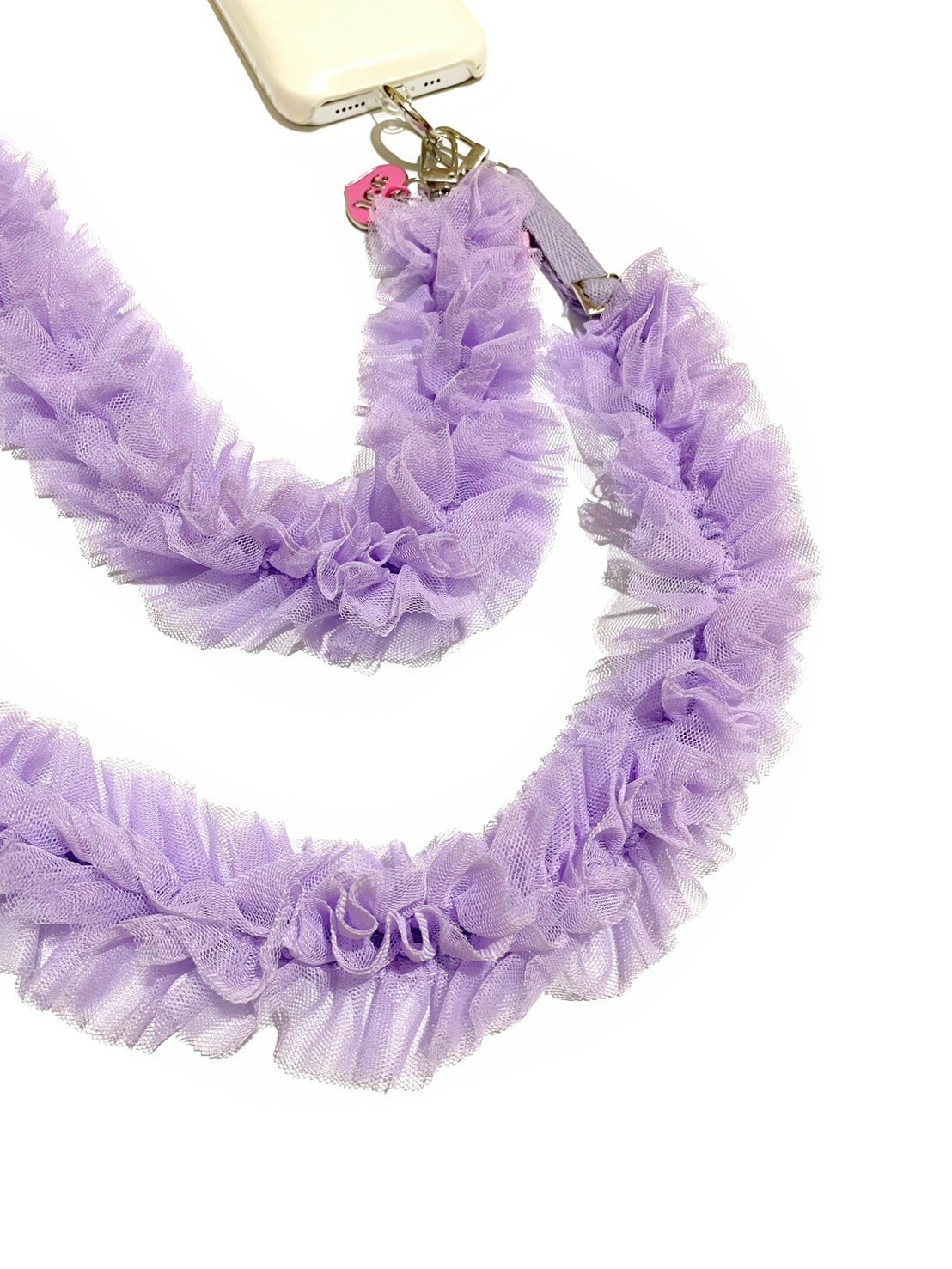 JCC 紫色網紗蕾絲背帶