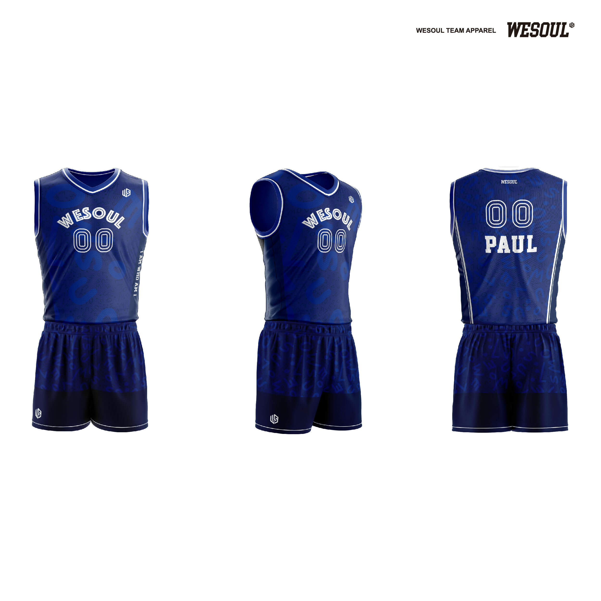 【WESOUL】WS24J027 【系列3 I am who I am 】全客製籃球服