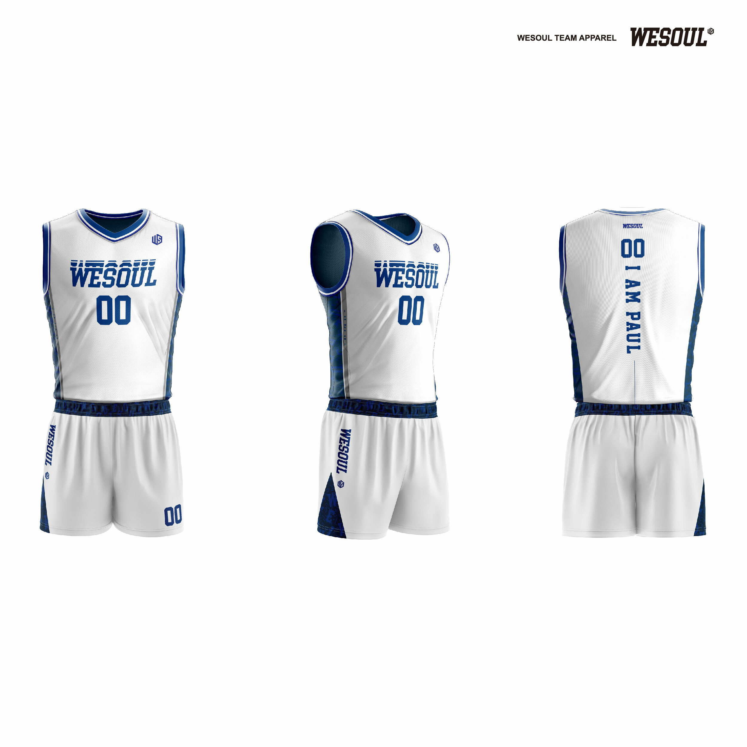 【WESOUL】WS24J029 【系列3 I am who I am 】全客製籃球服