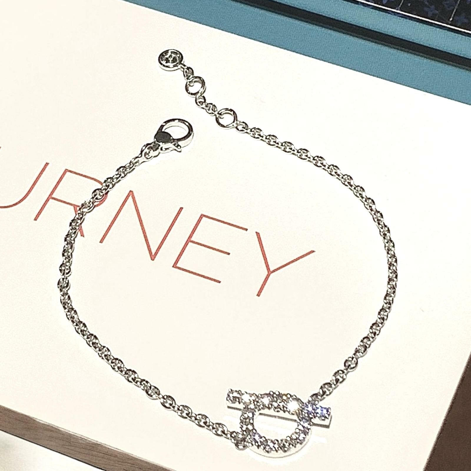 全新HERMES小Q手鏈,VC6285BD0723bhovc ,18K/750白金鑽石,H219410B, Finesse Bracelet, ST碼 #BRAND NEW #香榭站正品