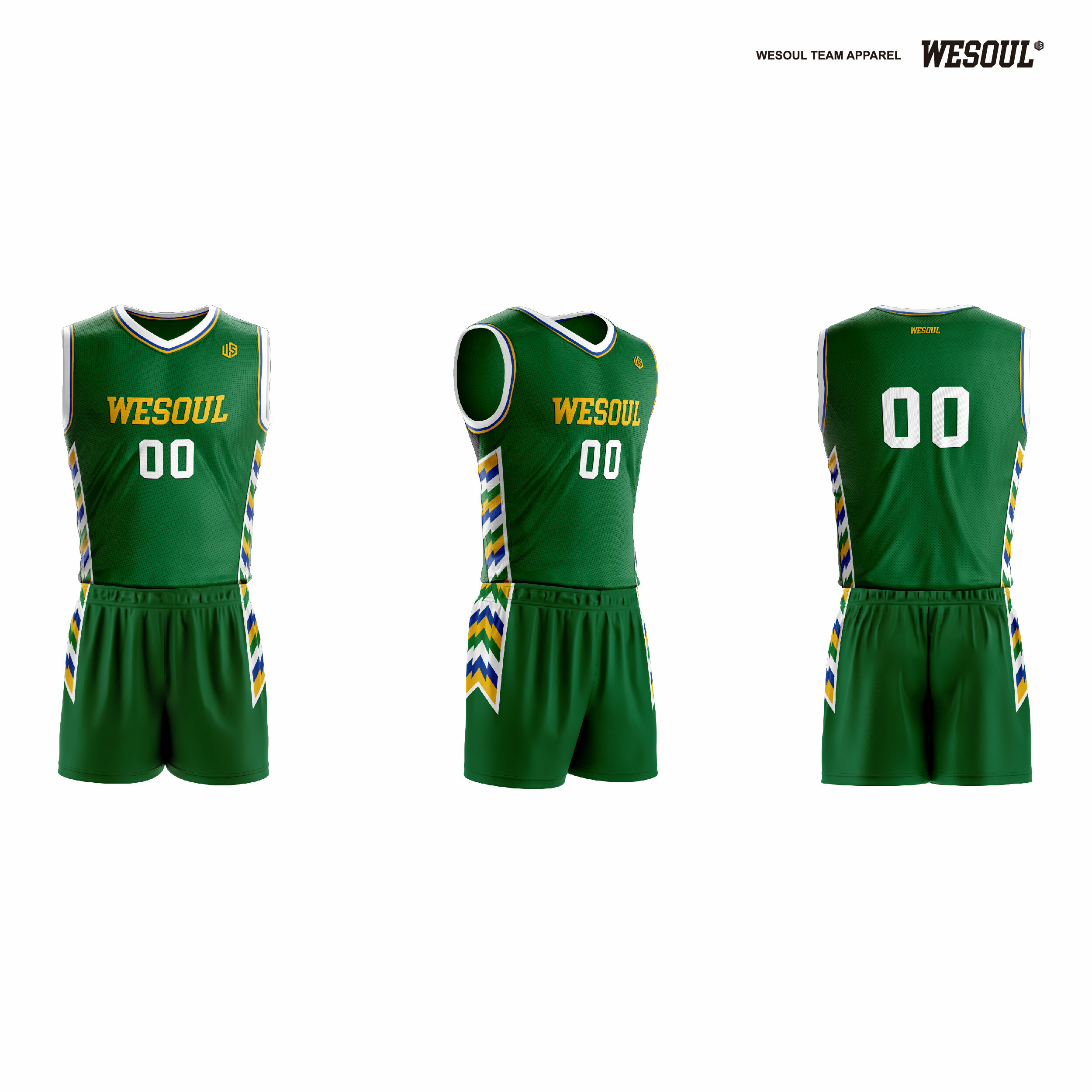 【WESOUL】WS24J032 【系列4 Basic】全客製籃球服