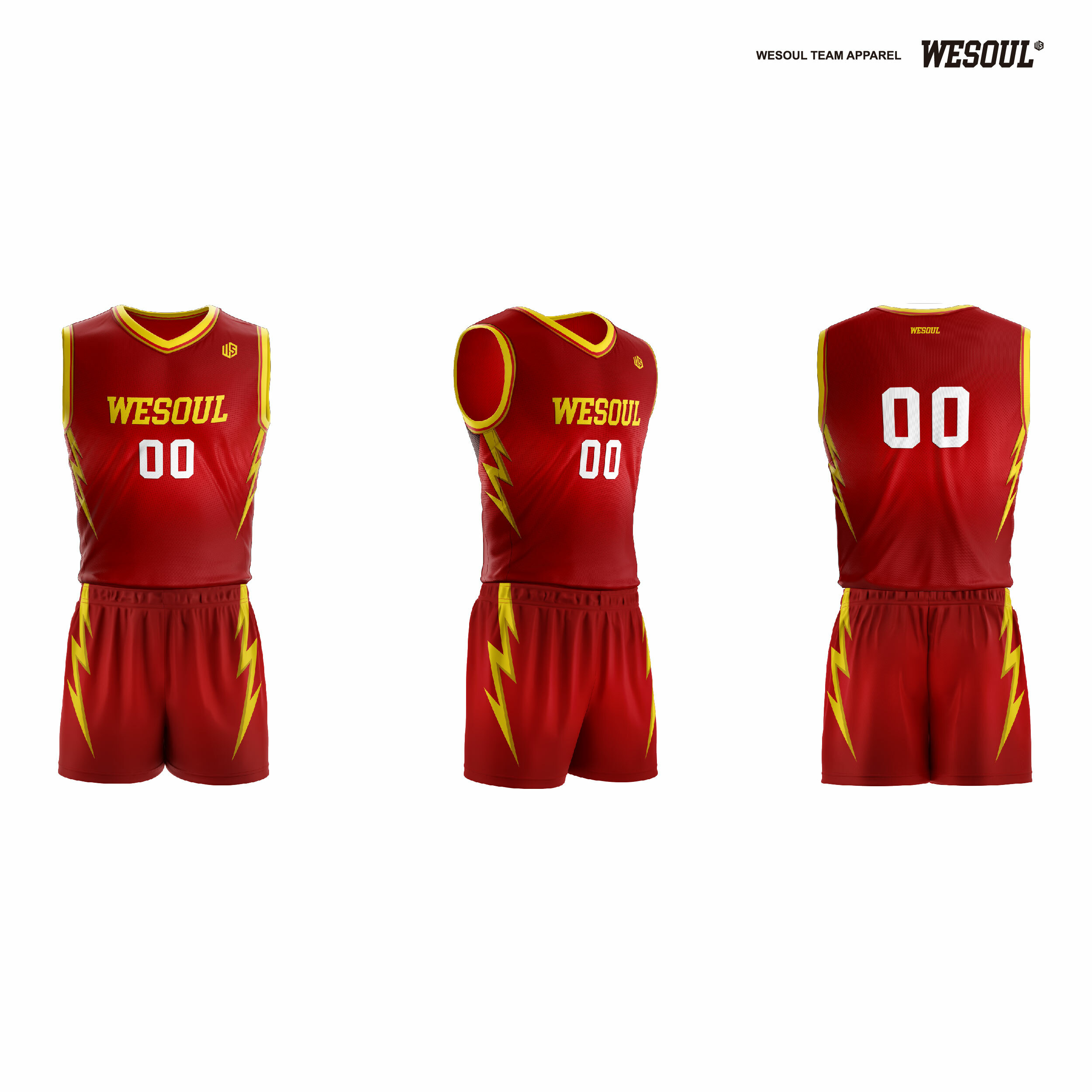 【WESOUL】WS24J033 【系列4 Basic】全客製籃球服