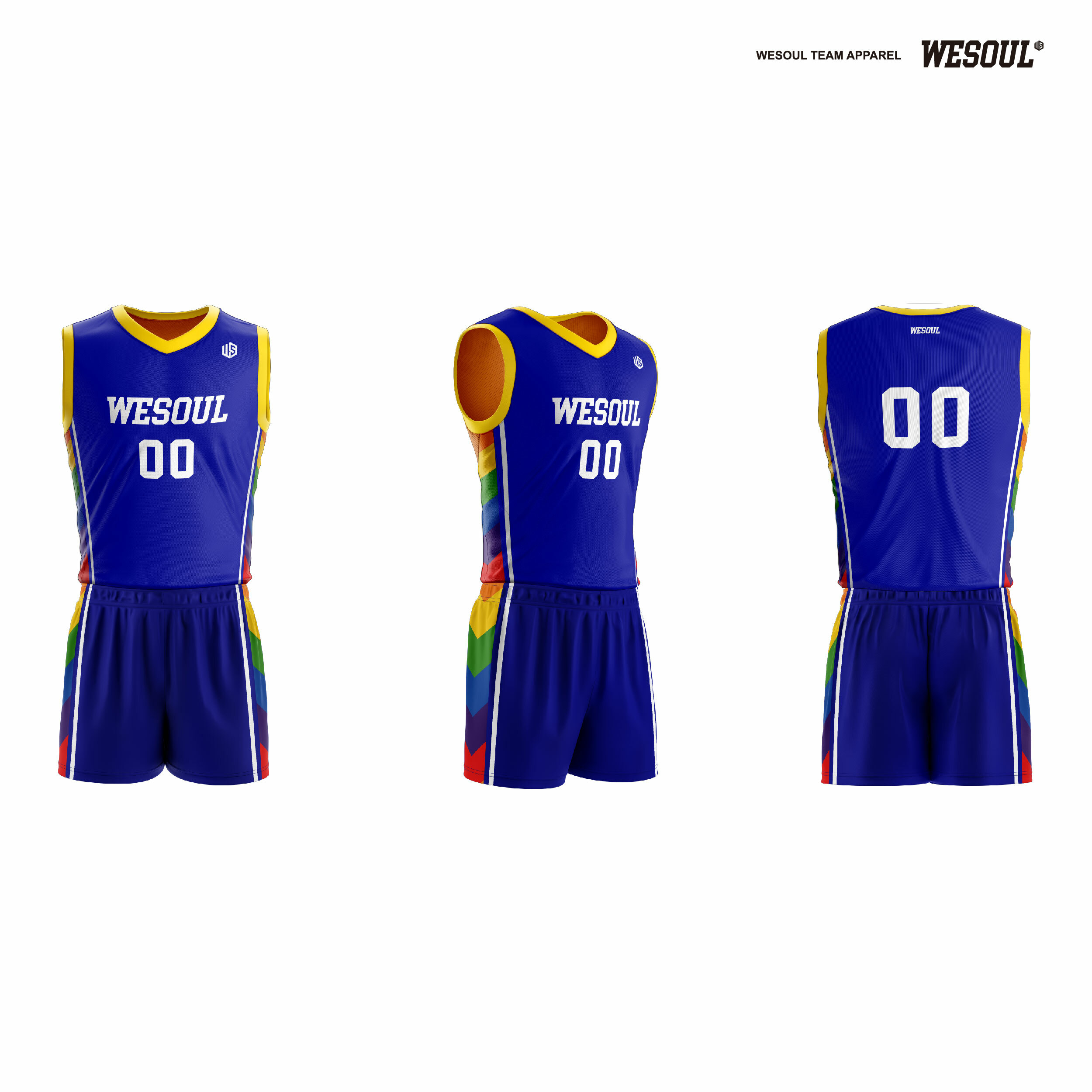 【WESOUL】WS24J035 【系列4 Basic】全客製籃球服