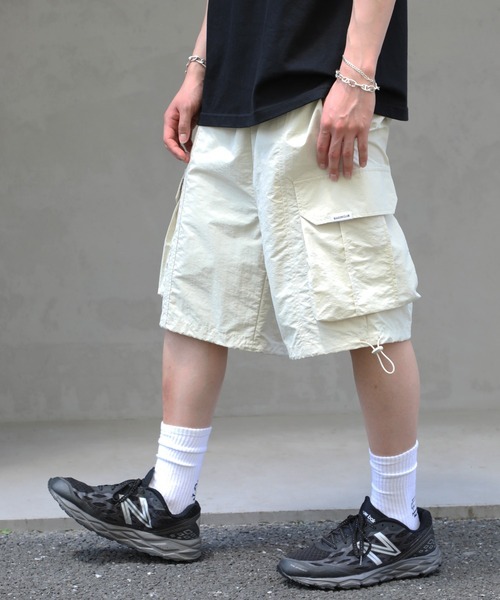 日牌 Maison Club Oversized Cargo Nylon Shorts