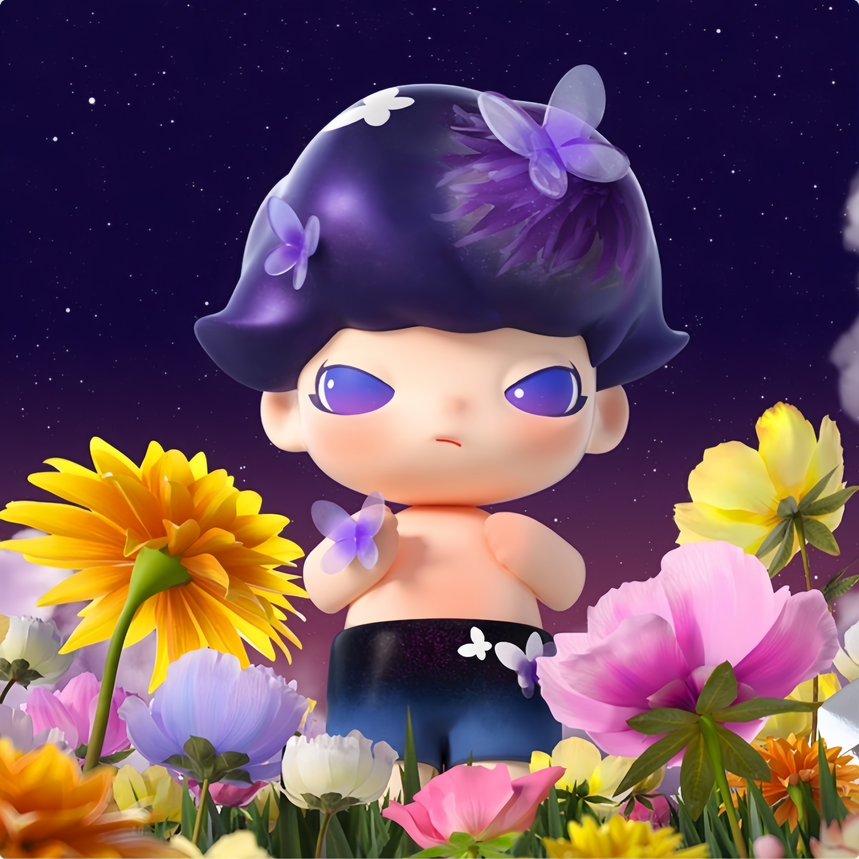 POP MART just Dimoo Mika Ninagawa 蜷川實花系列400% MEGA JUST DIMOO