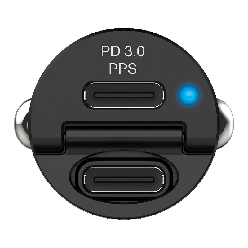 Verbatim 2 端口 30W Type C PD & QC 3.0 迷你汽車充電器