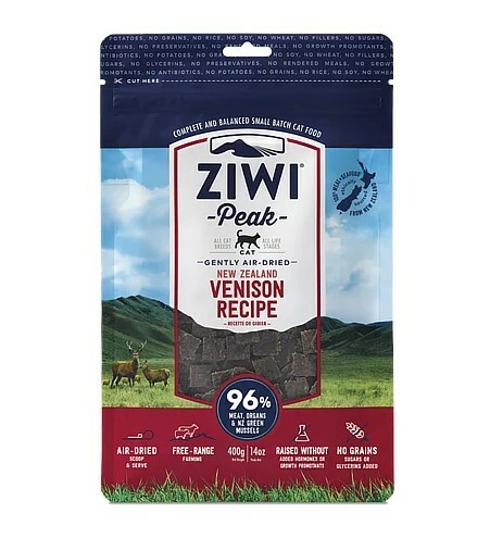 Ziwi Peak巔峰 風乾貓糧系列 鹿肉配方．400g/1kg