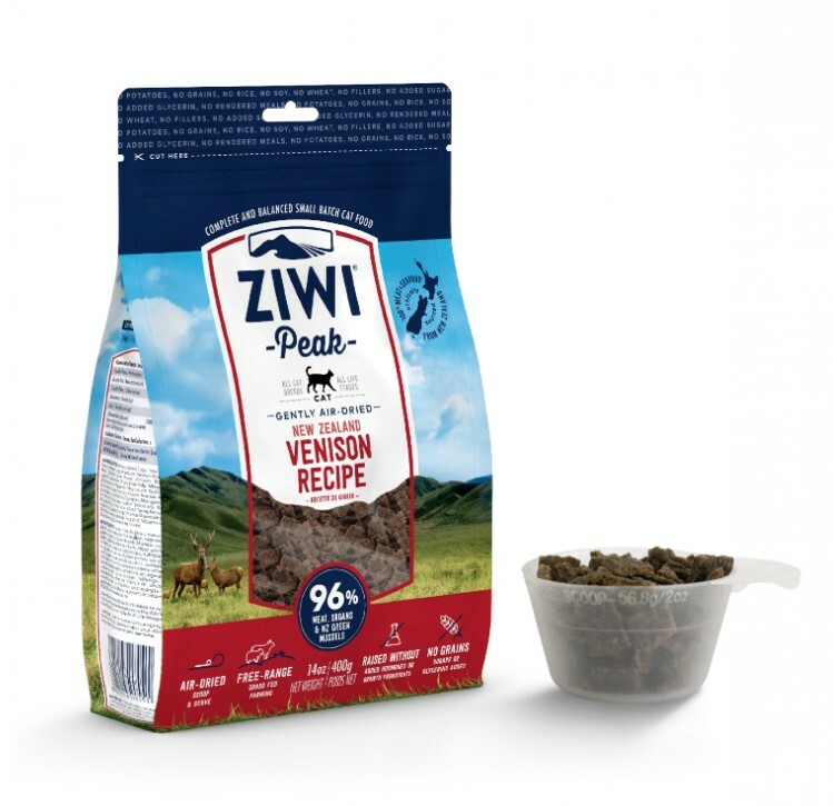 Ziwi Peak巔峰 風乾貓糧系列 鹿肉配方．400g/1kg