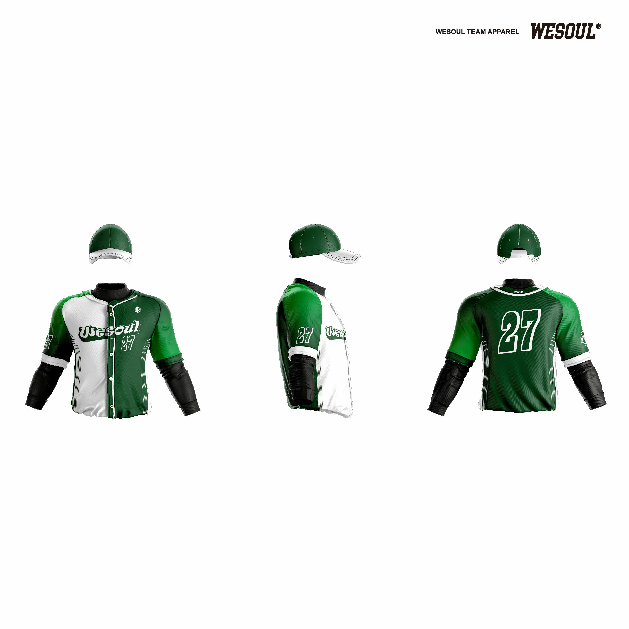 【WESOUL】WS24B003【系列4 Basic】全客製棒壘球服