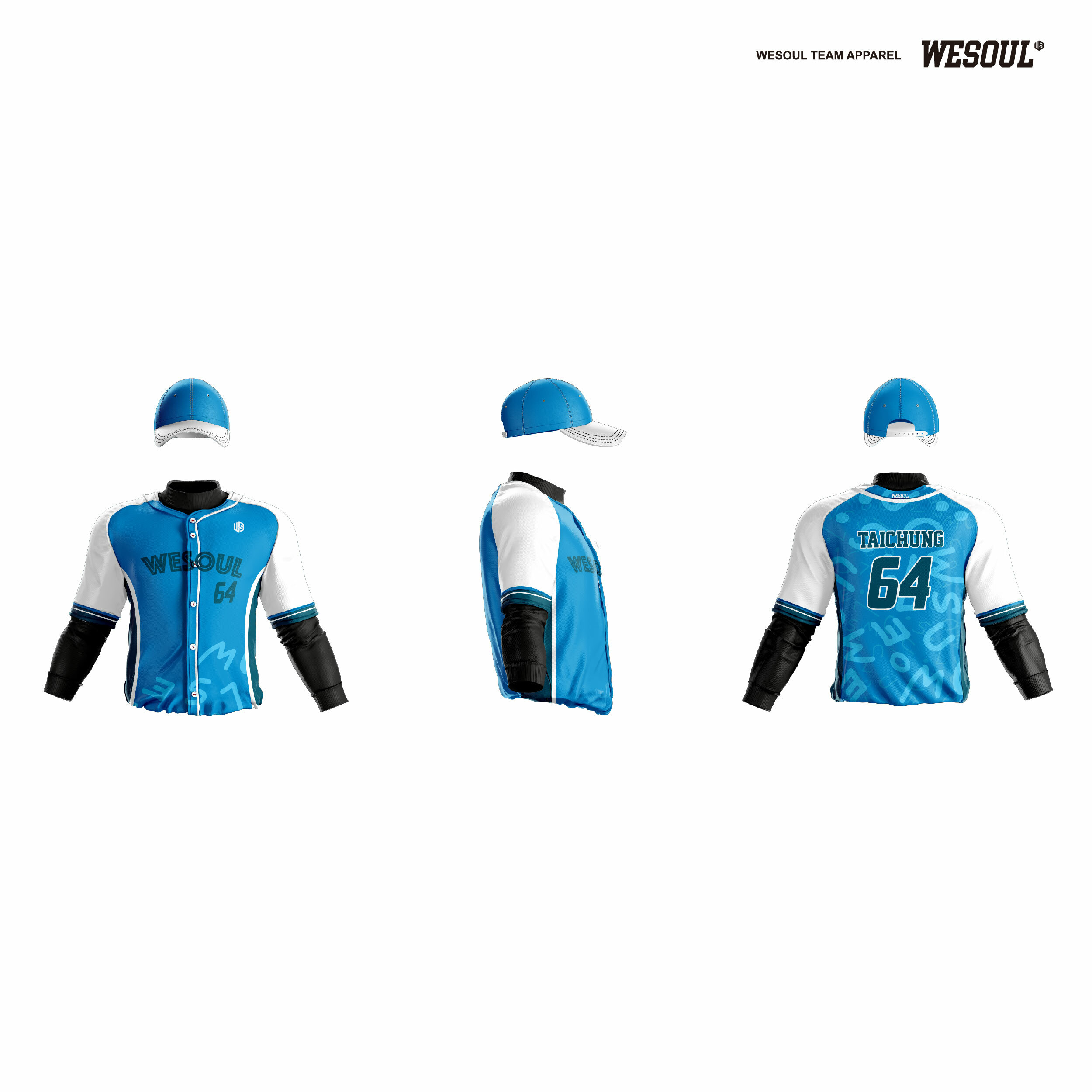 【WESOUL】WS24B004【系列4 Basic】全客製棒壘球服