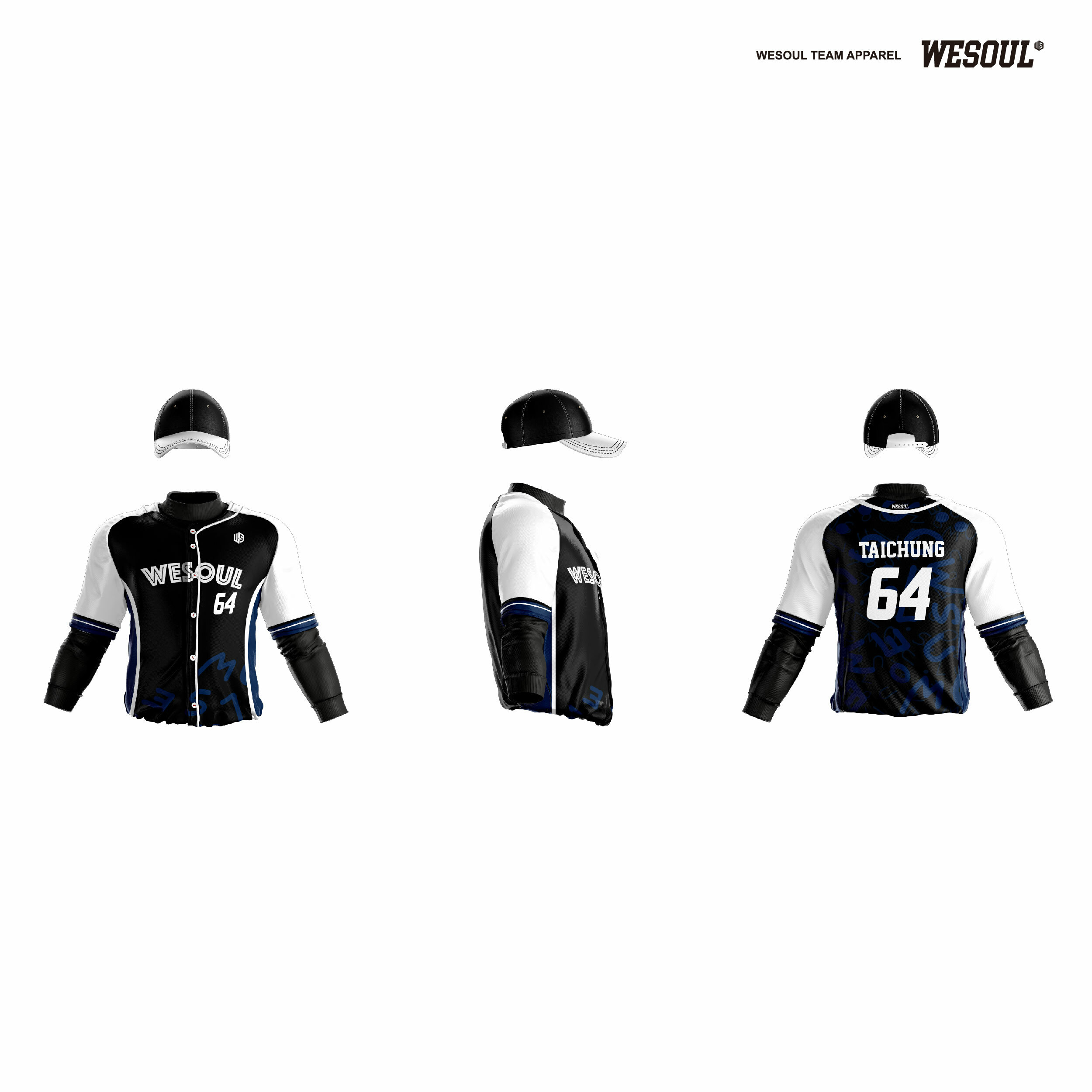 【WESOUL】WS24B004【系列4 Basic】全客製棒壘球服