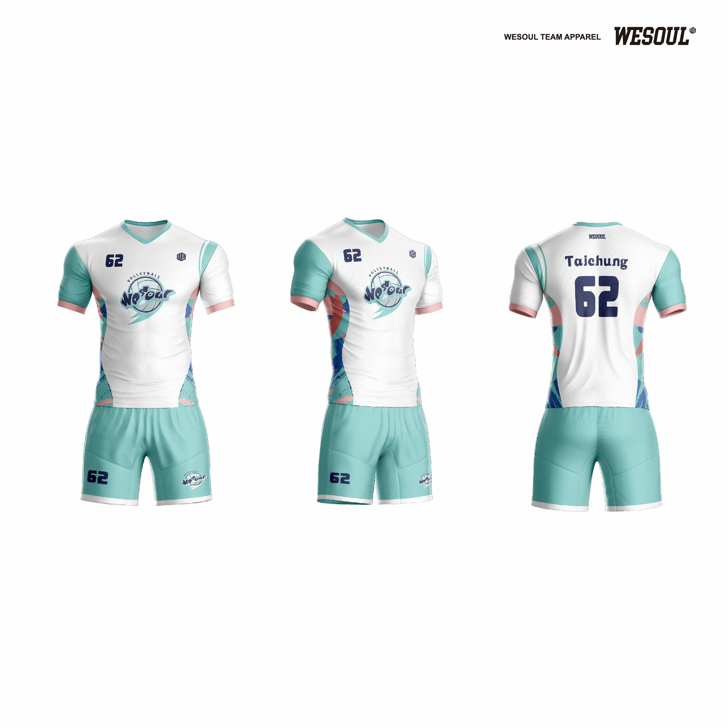 【WESOUL】WS24V002【系列4 Basic】足球/排球/羽球服