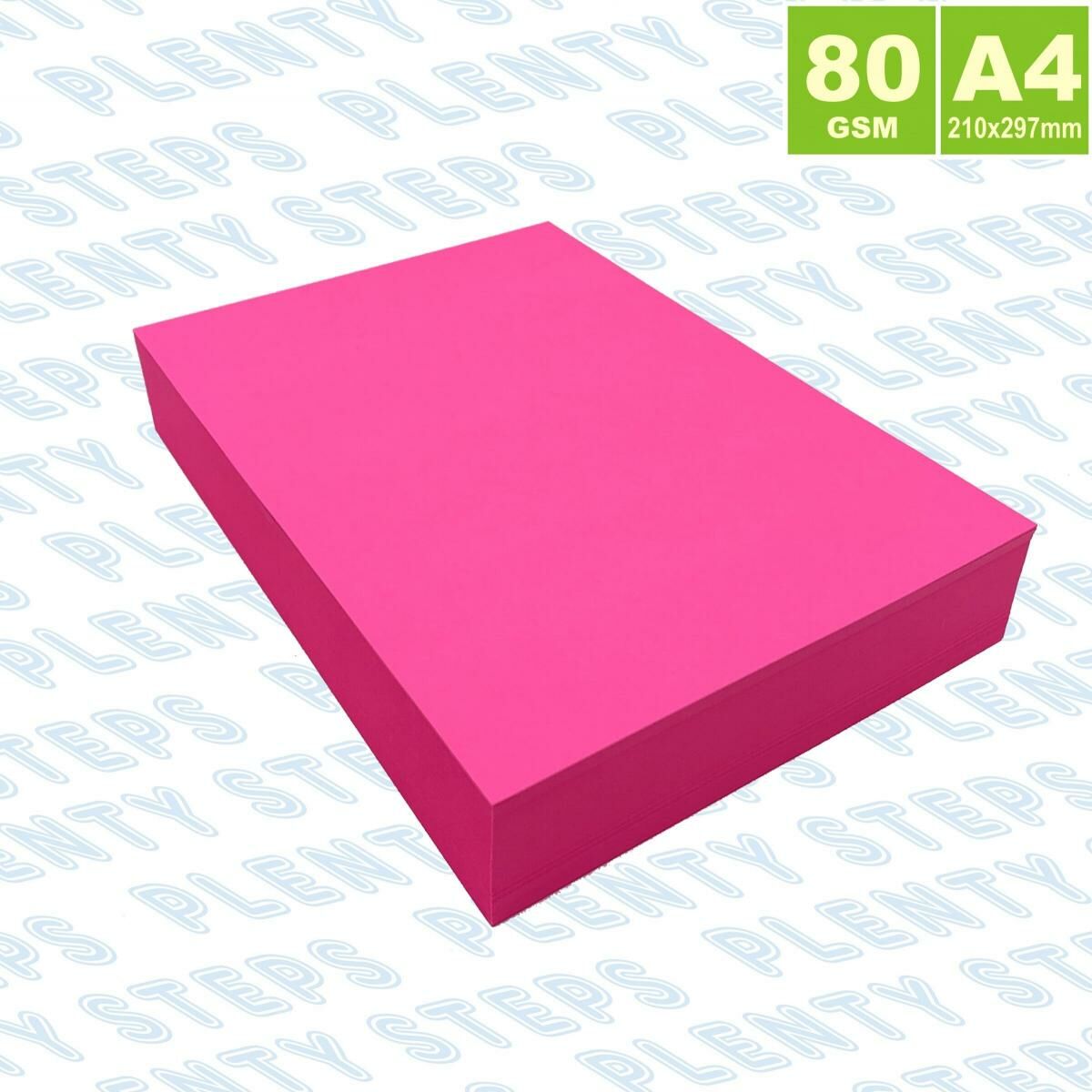 多致紙品 - 75克 A4 熒光色影印紙–紅 (500張) a4紙