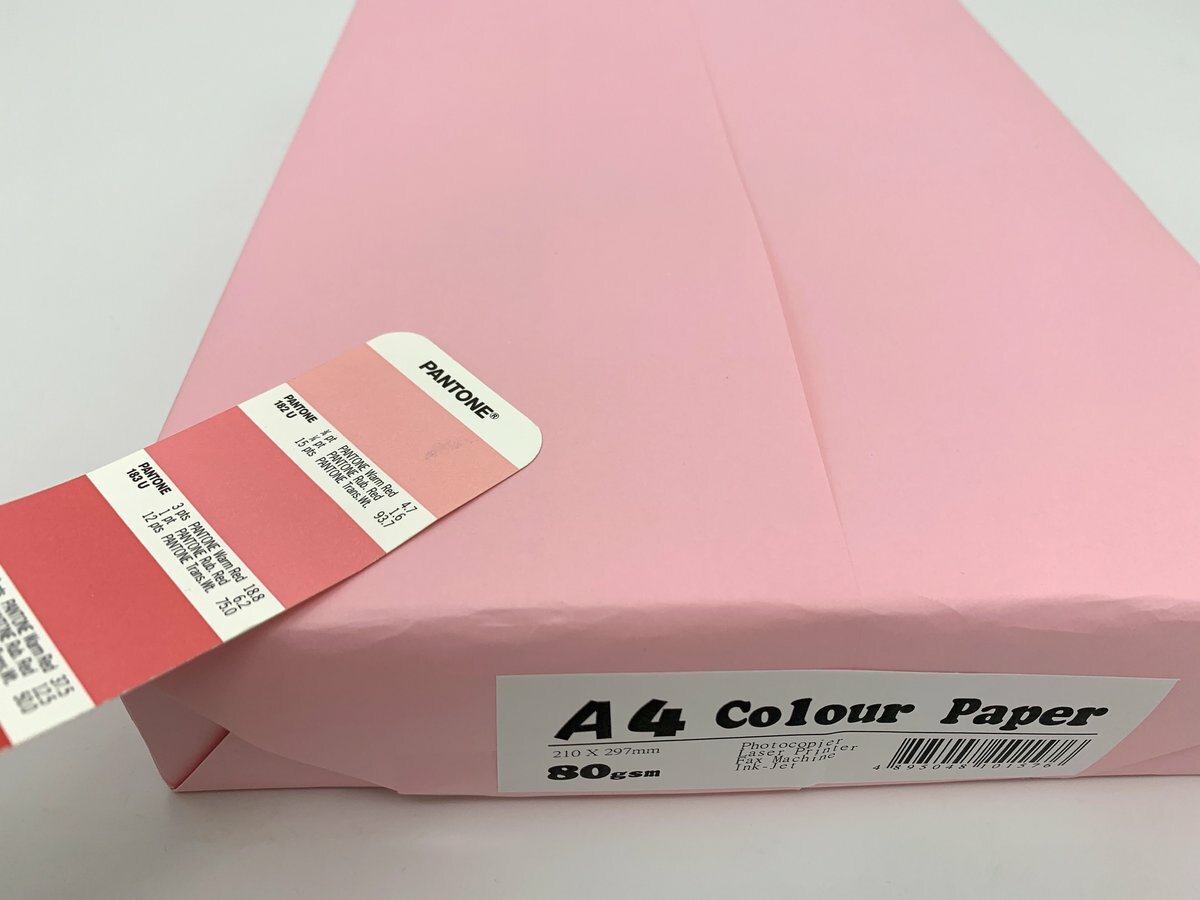 多致紙品 - 80克 A4 顔色影印紙 (多色) 5色x500張(2,500張) a4紙