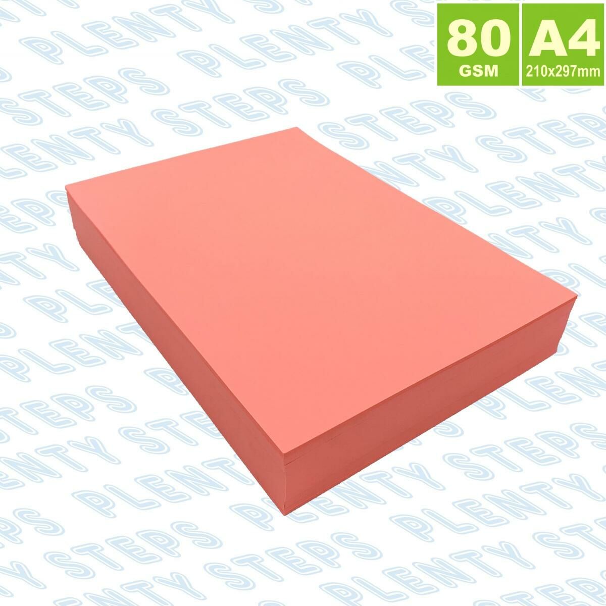 多致紙品 - 75克 A4 熒光色影印紙–粉紅 (500張) a4紙