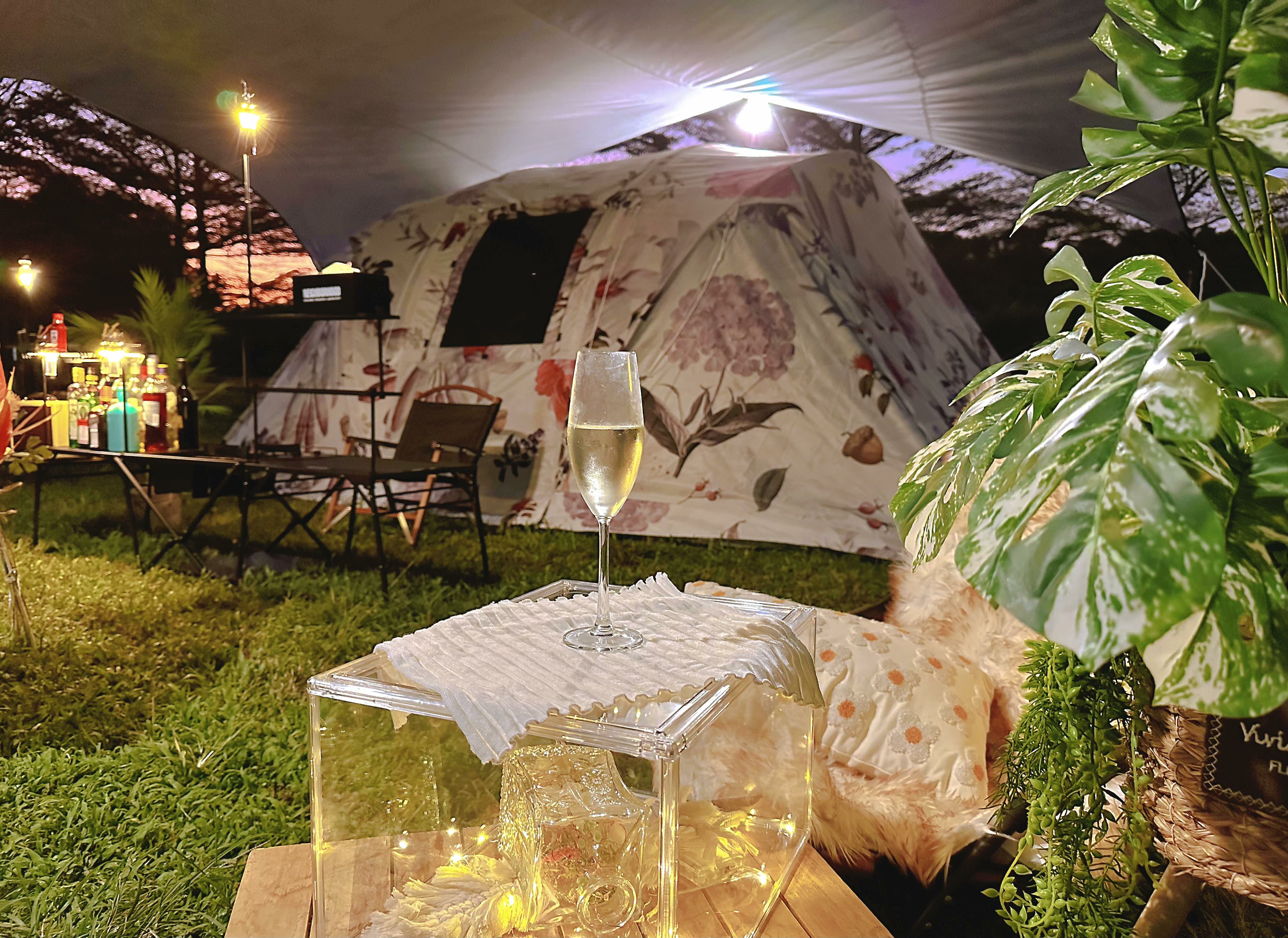 【MB露營狂 MBCF】 Flowcamp C 花帳篷 擁有300*300內帳超大空間 雪裙天窗快速搭建