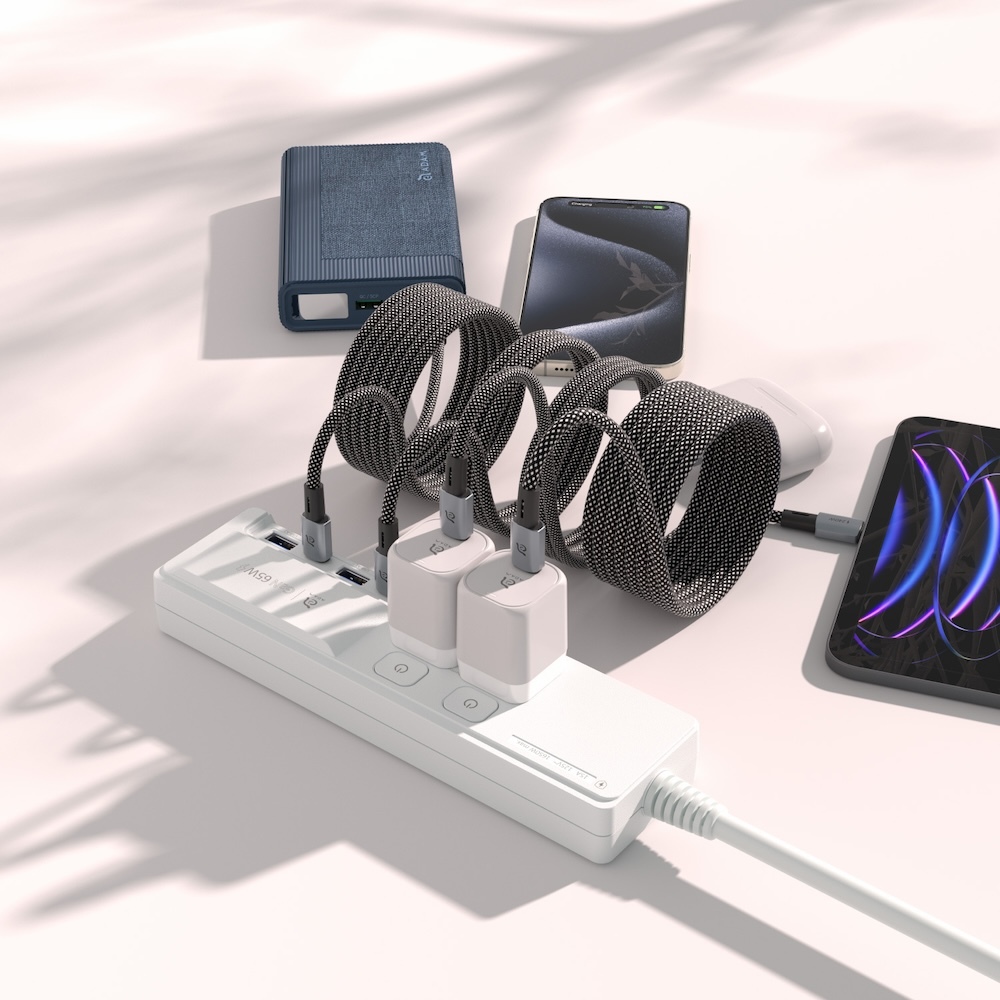 ADAM亞果元素 CASA MP100/200 USB-C 對 USB-C 240W 磁吸充電線 100/200cm