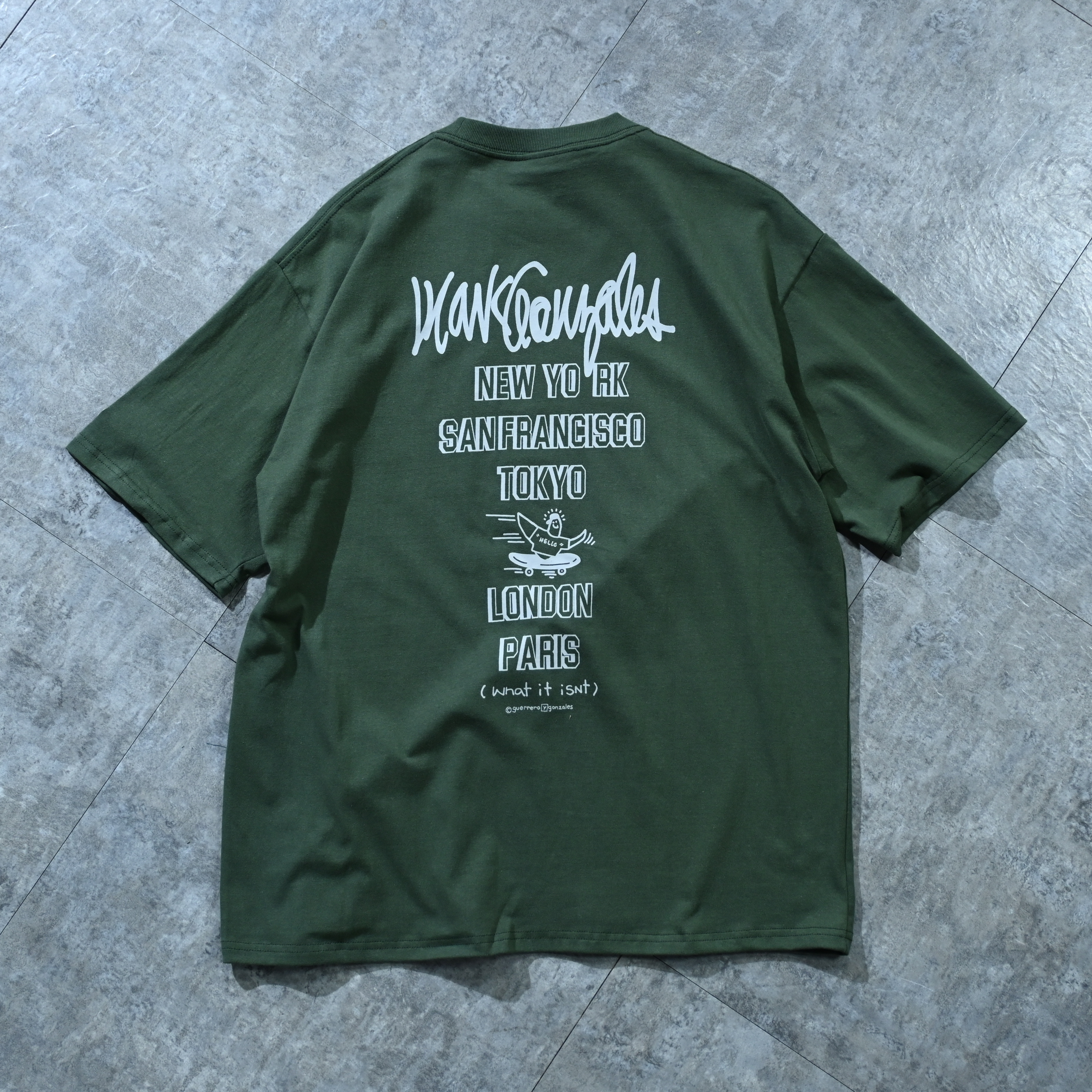 (What it isNt) ART BY MARK GONZALES World Tour Tee