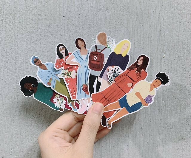 Piscoletters Rosie Spring Sticker