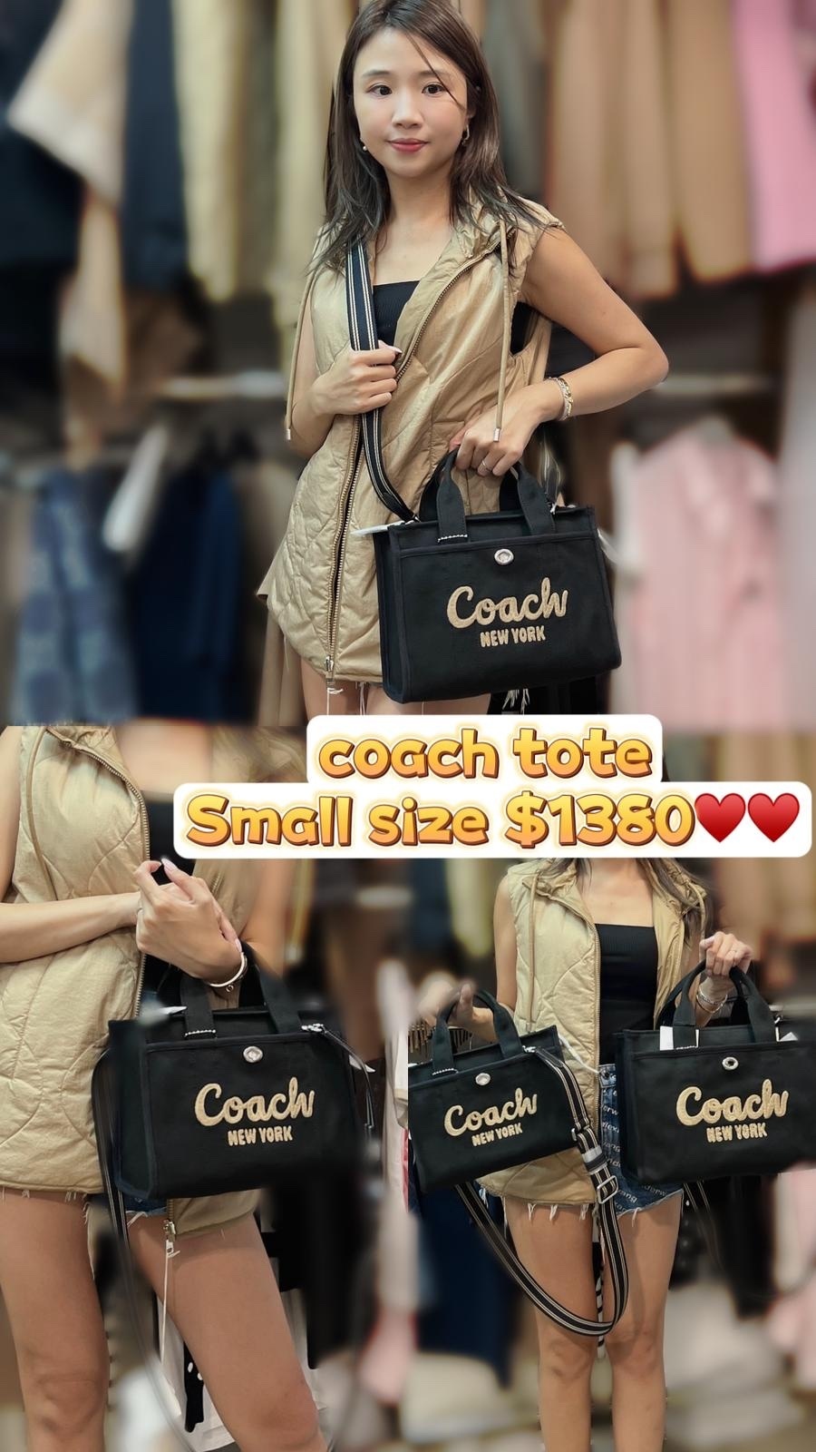 Coach 黑色手提包 -T