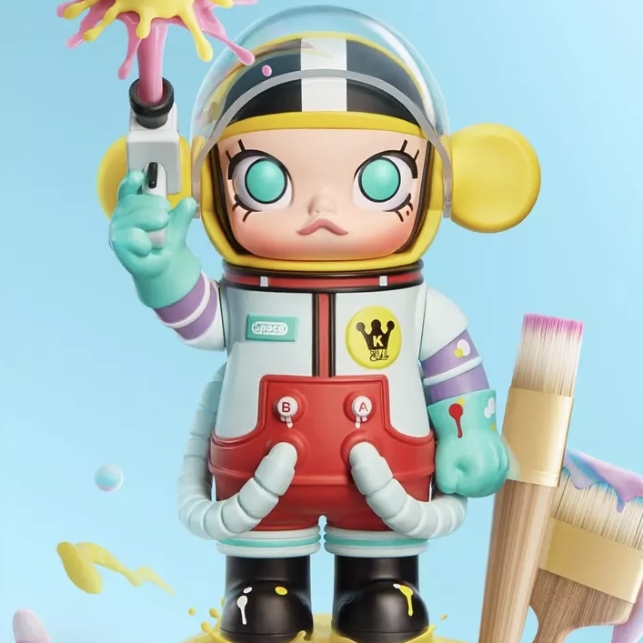 POPMART 泡泡瑪特 MEGA 珍藏系列 100% SPACE MOLLY Series 1 週年 盲盒 單盒