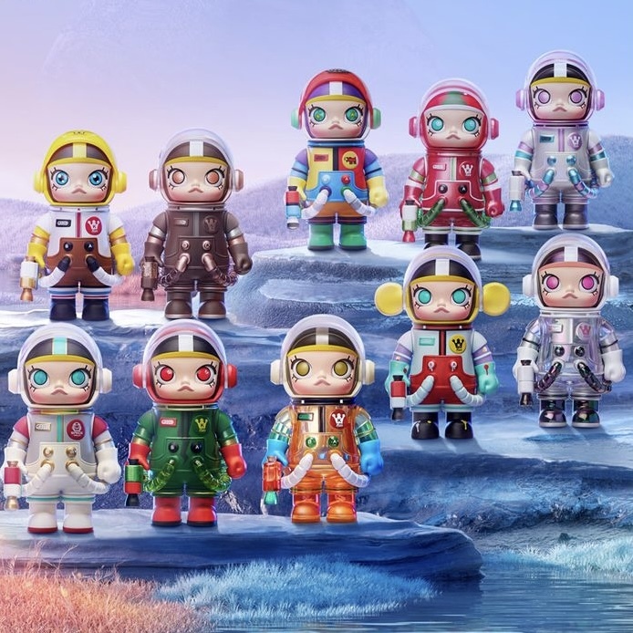 POPMART 泡泡瑪特 MEGA 珍藏系列 100% SPACE MOLLY Series 1 週年 盲盒 單盒